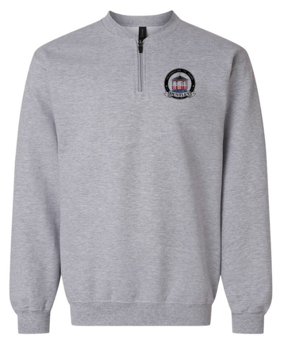 VOH 175th ANNIVERSARY SPORTS GREY GILDAN MIDWEIGHT 1/4 ZIP SWEATSHIRT